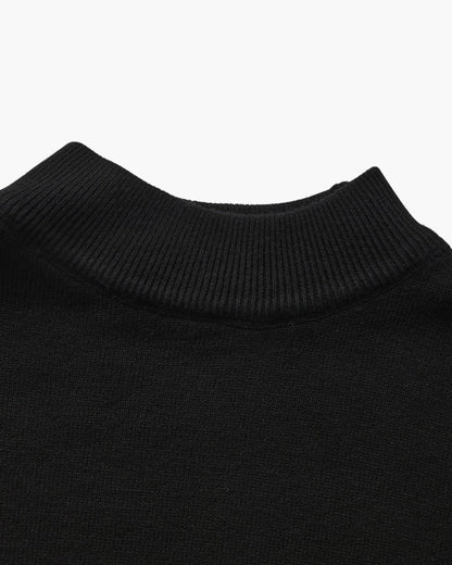 Essential Ribbed Mock Neck Sweater | Savile & Co.