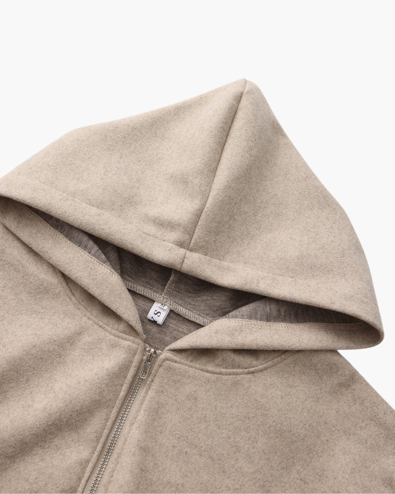 Marlow Wool Zip Coat | Savile & Co.