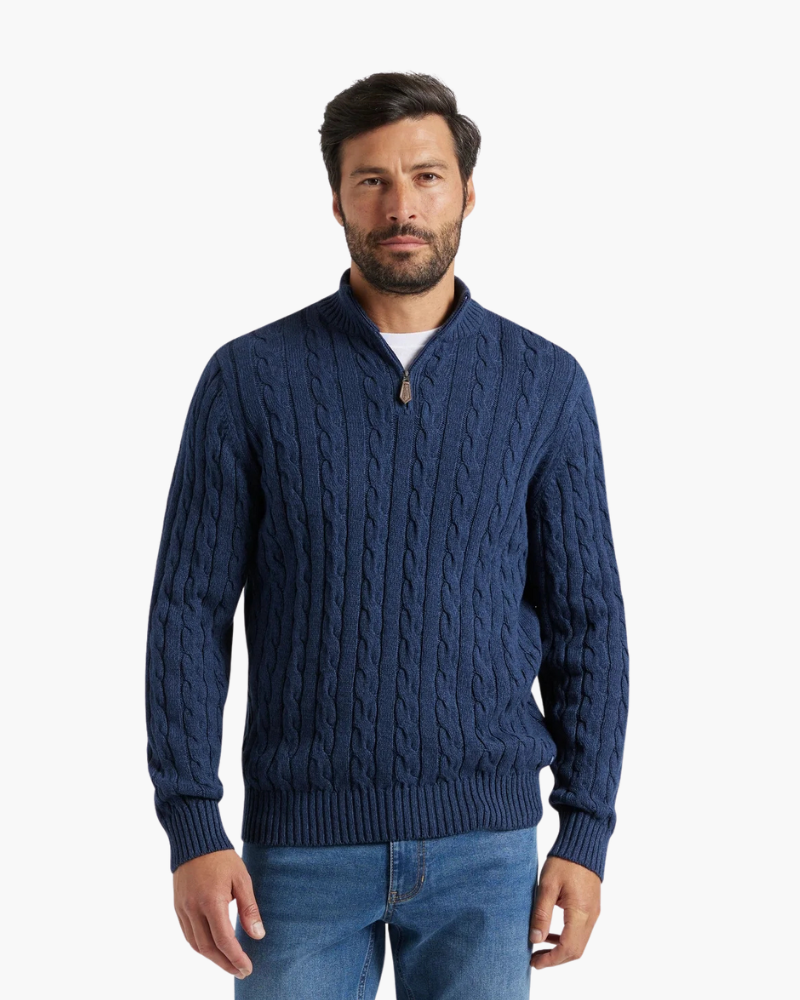 Verbier Half Zip Sweater | Savile & Co.