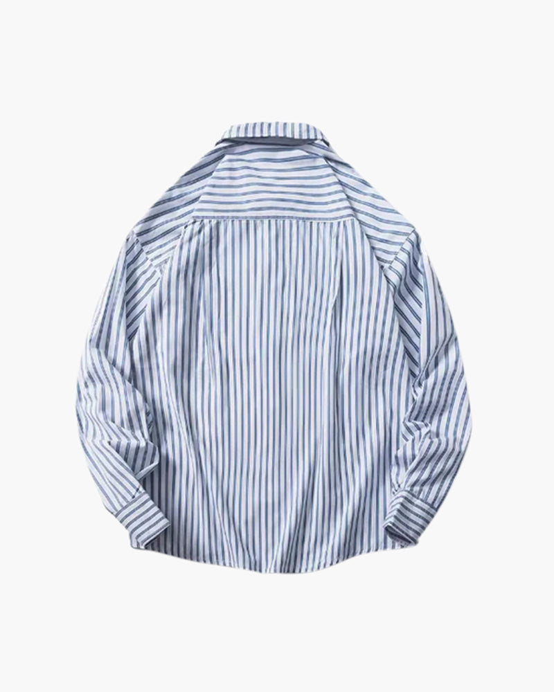 Oversized Striped Shirt | Savile & Co.