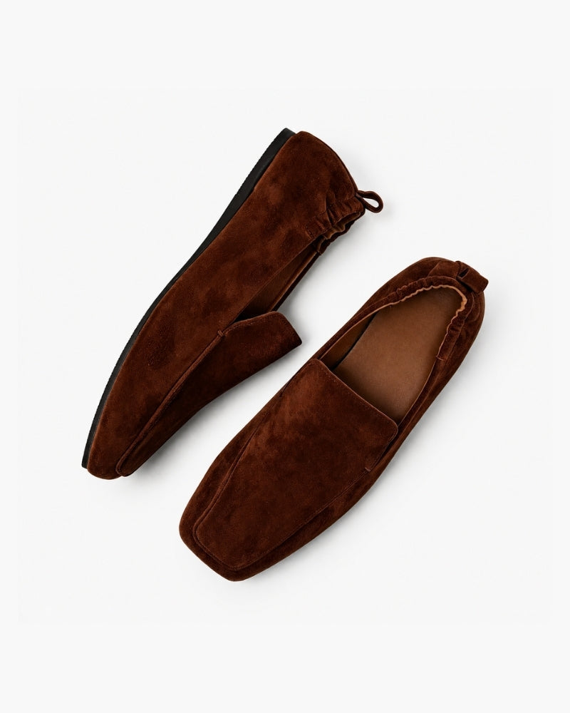 Premium Brown Suede Loafers | Savile & Co.
