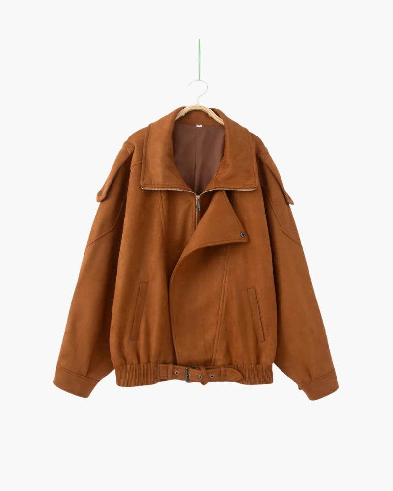 Vintage Suede Drape Jacket | Savile & Co.