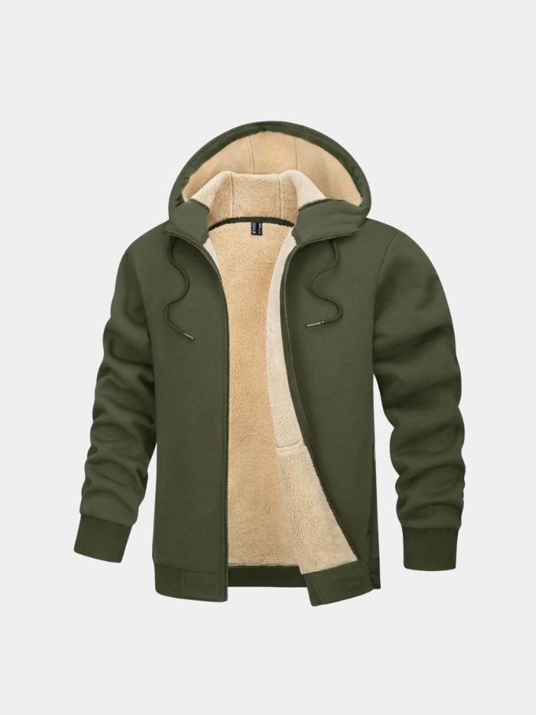 Winter Core Sherpa Hoodie Jacket | Savile & Co.
