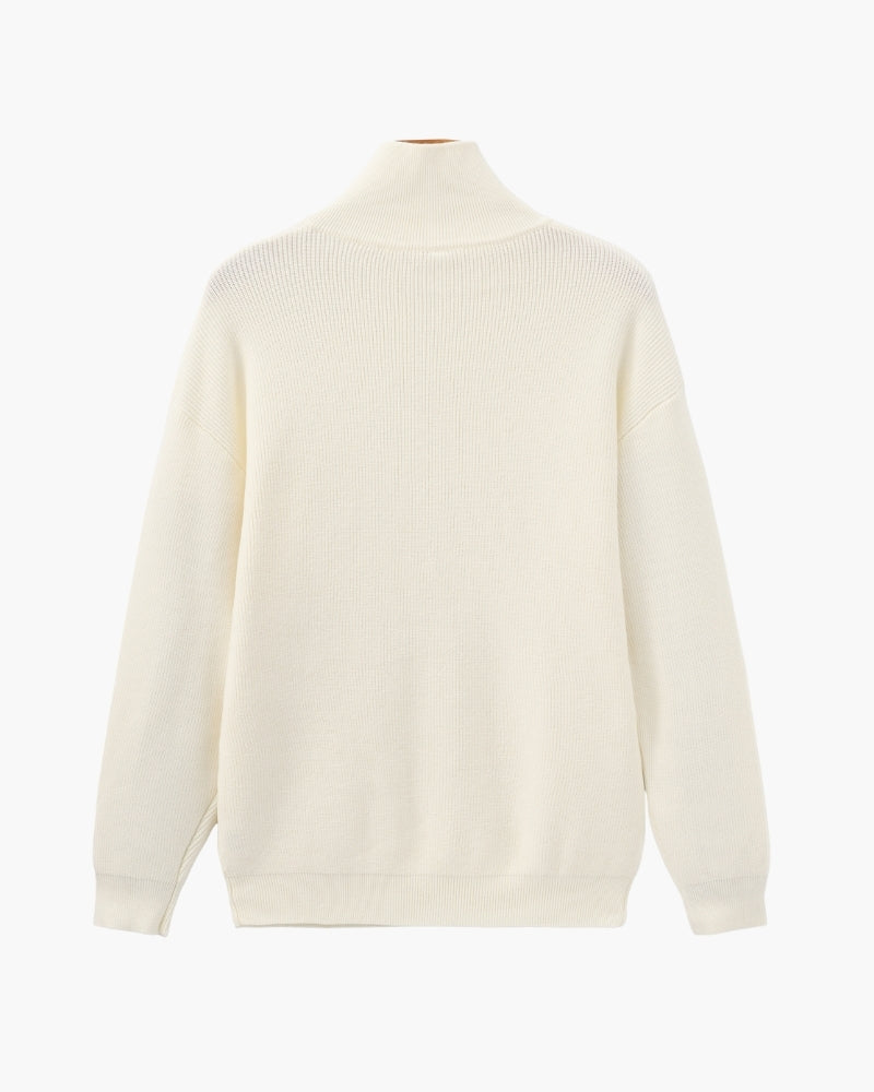 Refined Half-Zip Knit Pullover - Savile & Co.