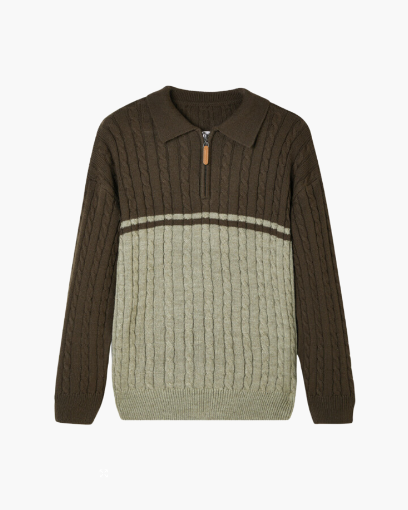 100% Premium Wool Zip Up | Savile & Co.