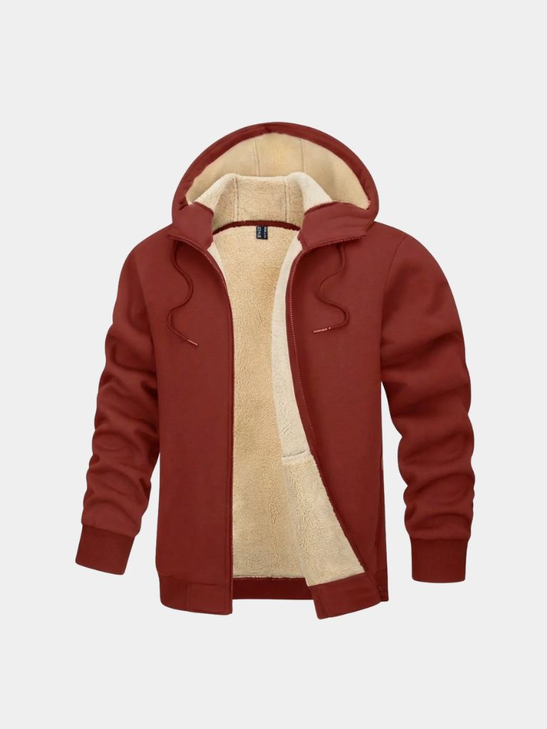 Winter Core Sherpa Hoodie Jacket | Savile & Co.