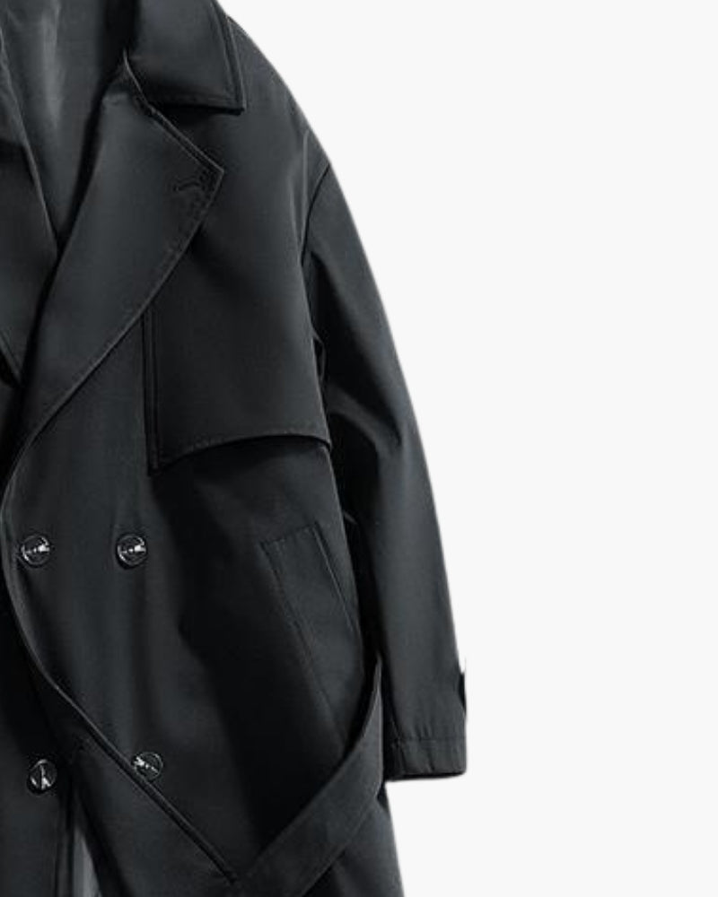 Classic Double-Breasted Trench Coat | Savile & Co.