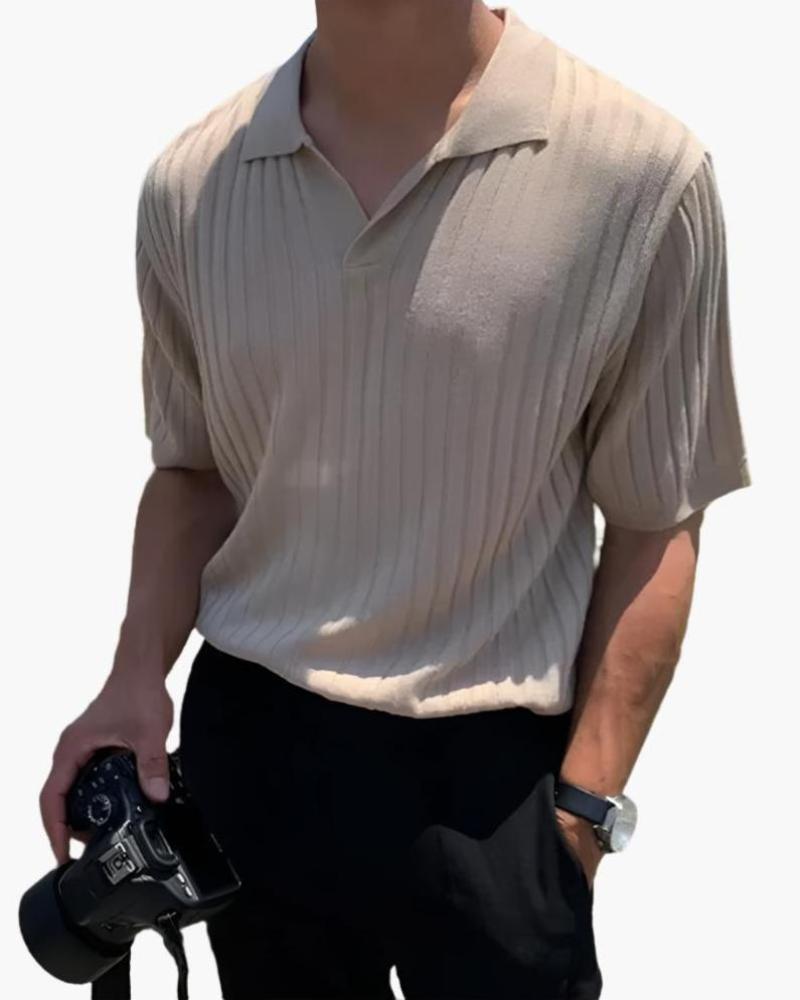 Florence - Ribbed Cotton Polo | Savile & Co.