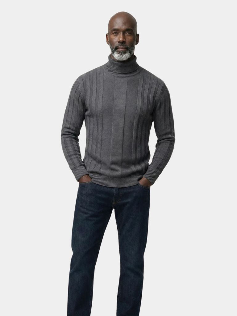 Turtleneck Knitwear Pullover Sweater | Savile & Co.