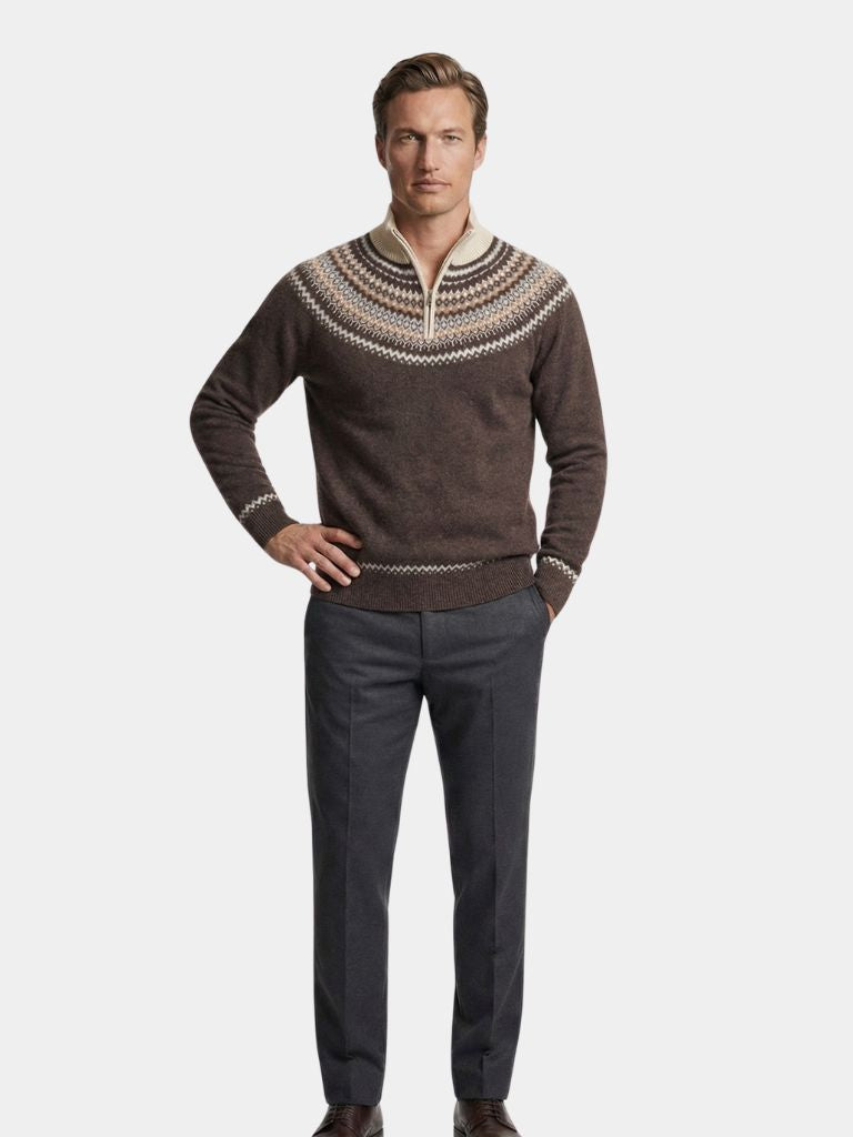 Valenbourg Nordic Knit Sweater | Savile & Co.