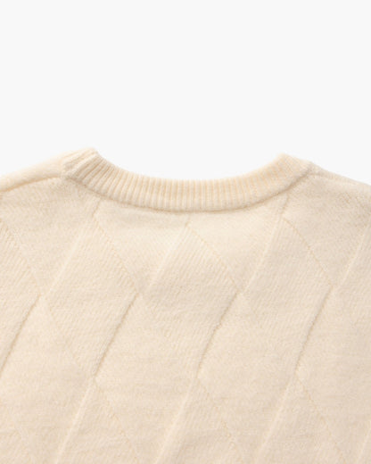 Diamond Knit Crewneck Sweater | Savile & Co.