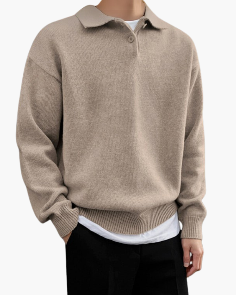 Woolen Button Half Zip | Savile & Co.