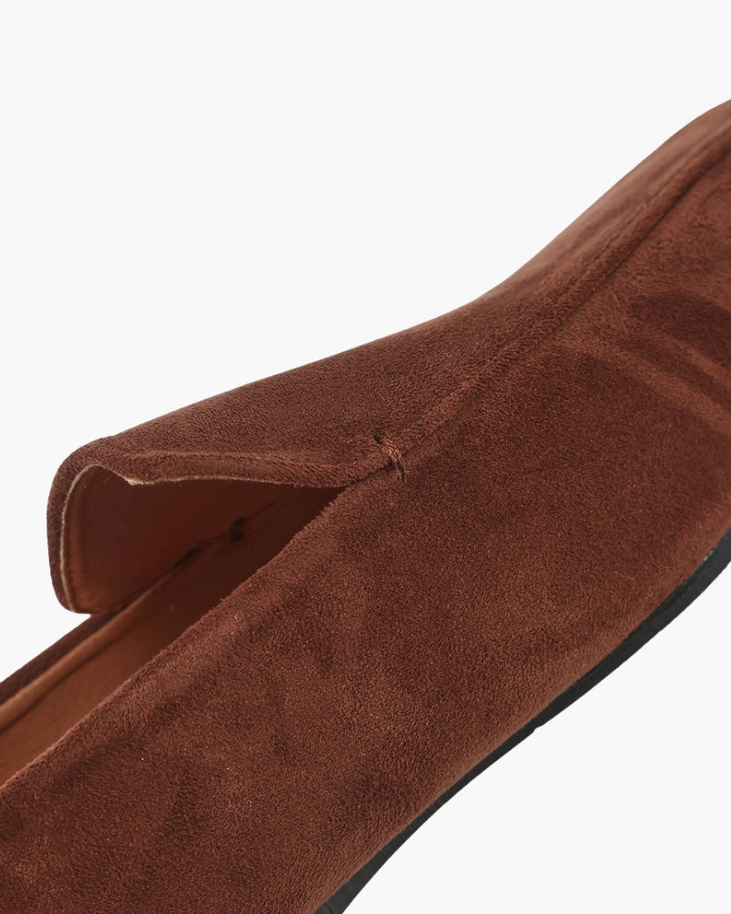 Premium Brown Suede Loafers | Savile & Co.