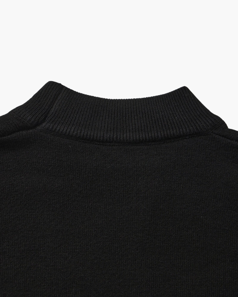 Essential Ribbed Mock Neck Sweater | Savile & Co.