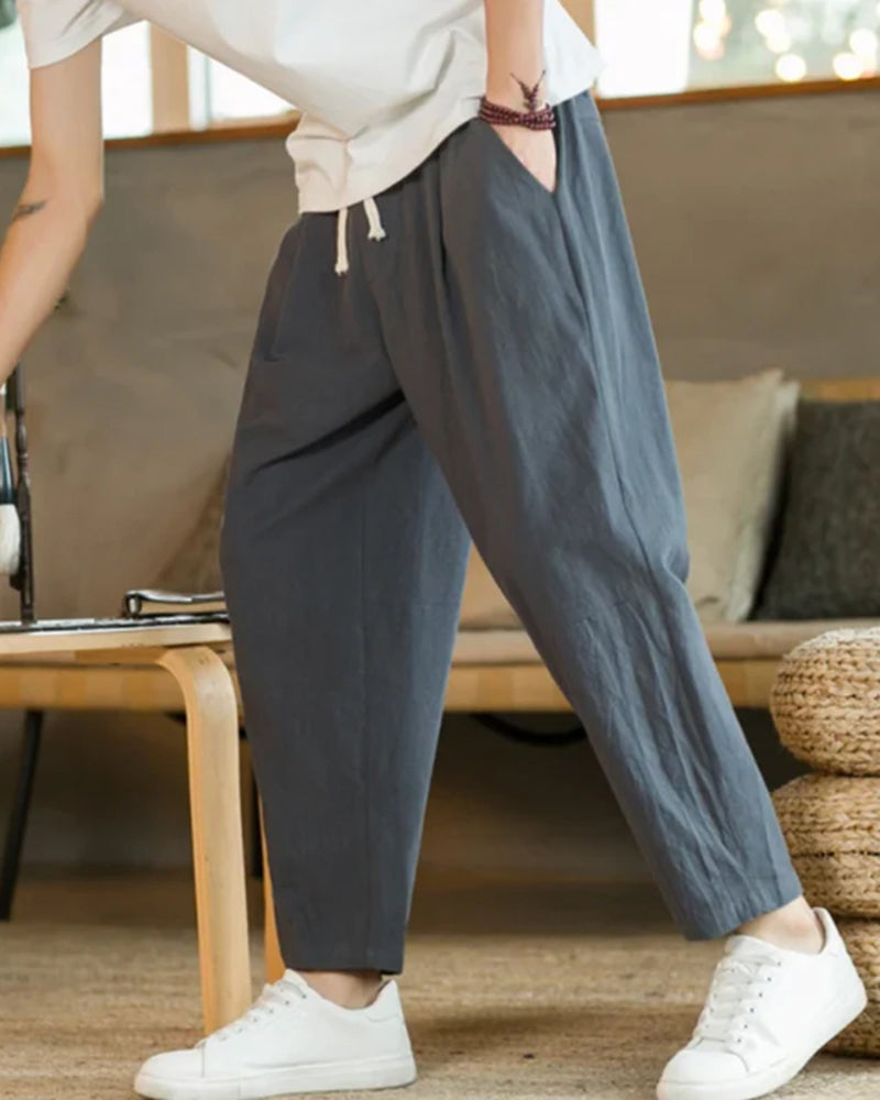 Cancun Cotton Pantalon | Savile & Co.