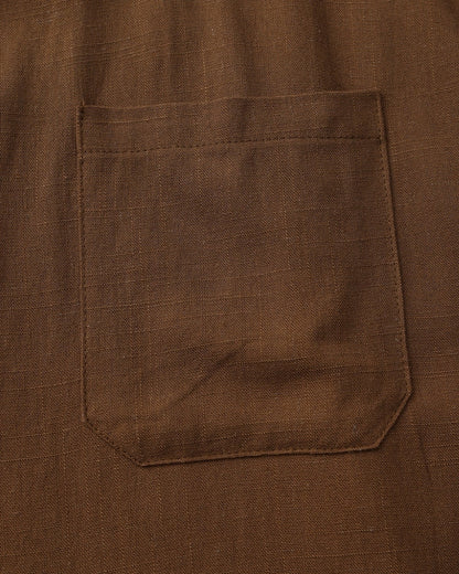 Men’s Mandarin Collar Shirt – Relaxed Fit Textured Cotton Shirt | Savile & Co.
