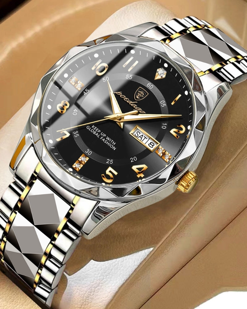 Classic Two-Tone Steel Watch | Savile & Co.