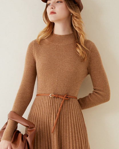 Pure Cashmere Flare Dress | Savile & Co.