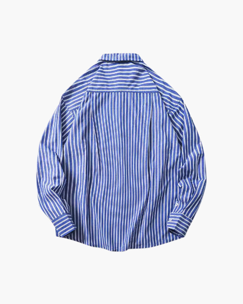 Oversized Striped Shirt | Savile & Co.