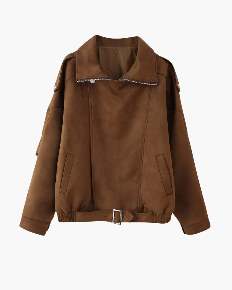 Vintage Suede Drape Jacket | Savile & Co.