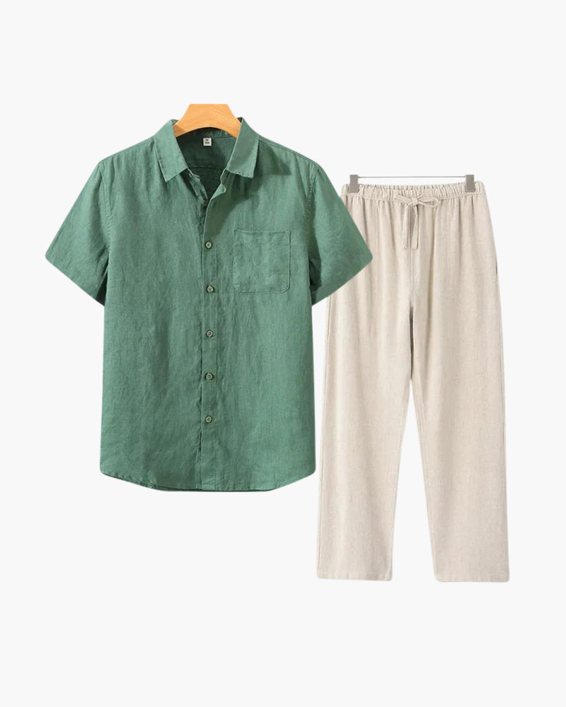 Linen Combo (Shortsleeve) | Savile & Co.