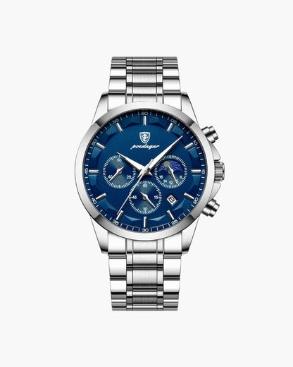 Precision Chronograph Steel Watch | Savile & Co.