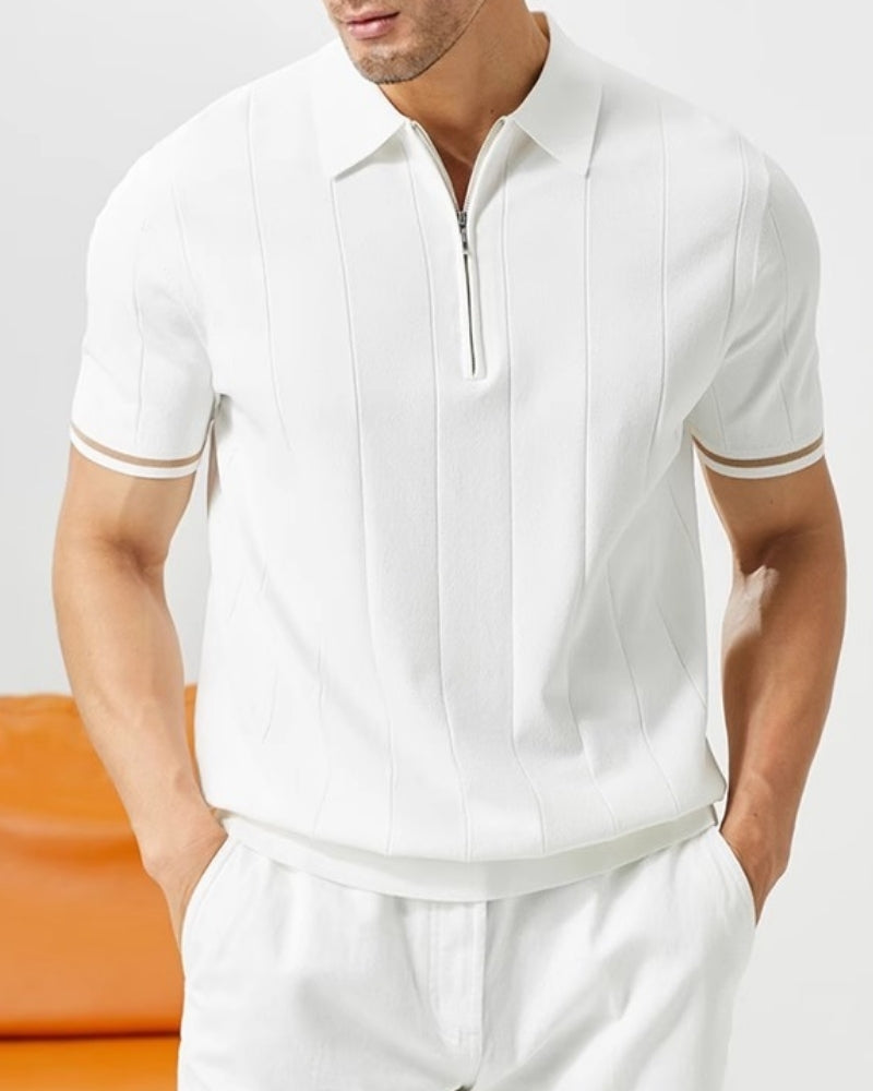 Signature Contrast Trim Polo | Savile & Co.