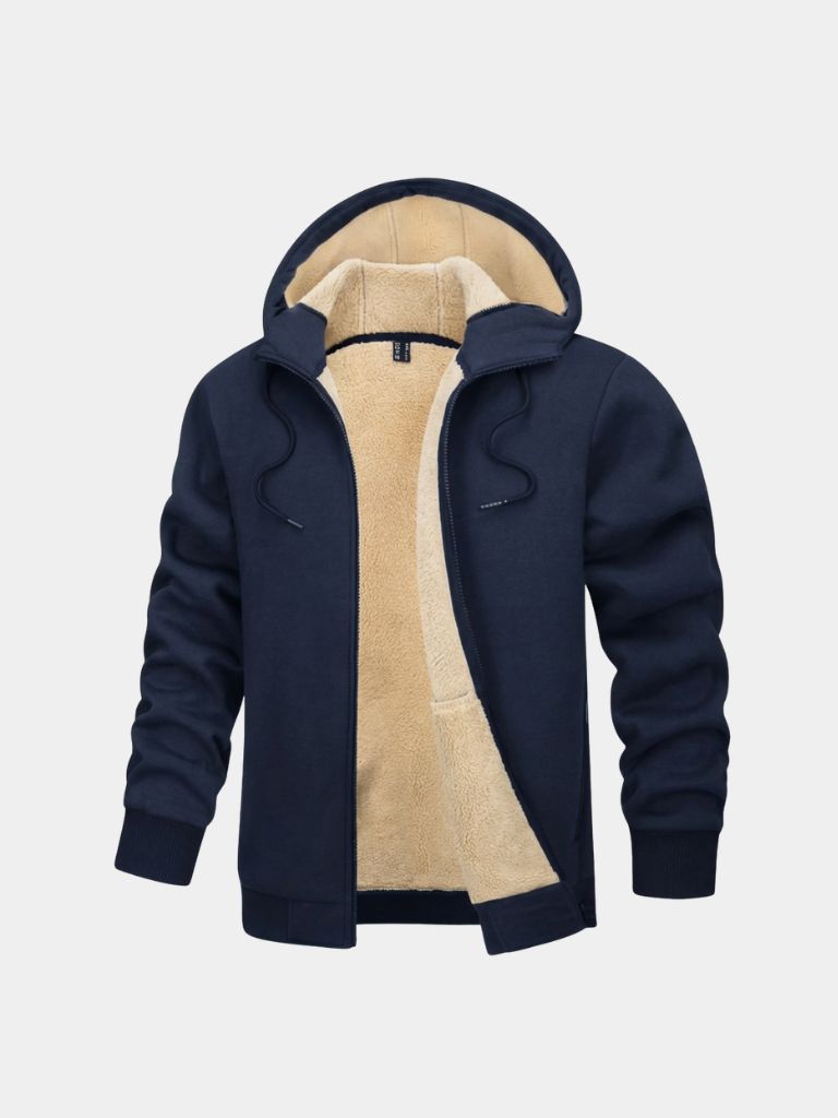 Winter Core Sherpa Hoodie Jacket | Savile & Co.
