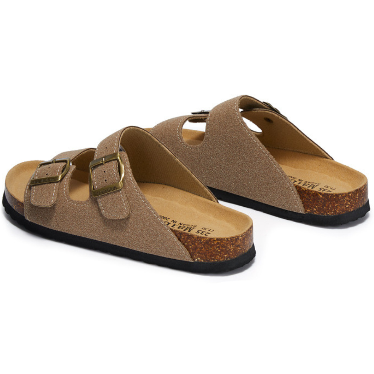 Suede Birken Sandal - Sand | Savile & Co.