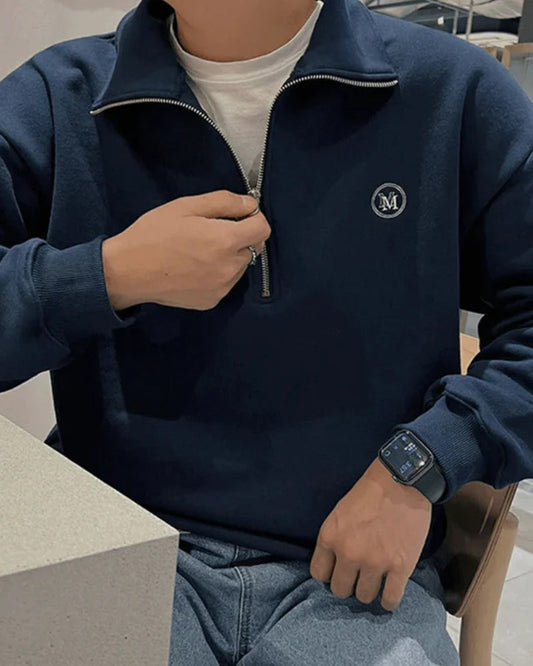 Miami Cotton Zip Up | Savile & Co.