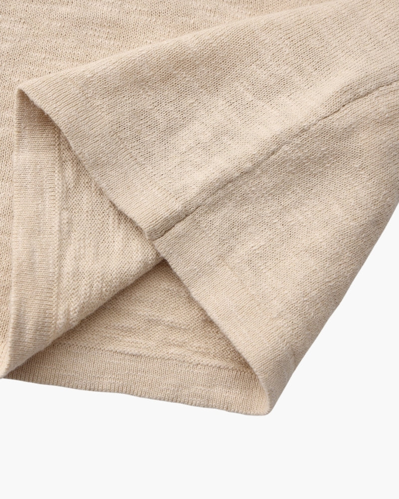 Linen Cotton Essential Crewneck | Savile & Co.