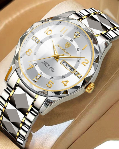 Classic Two-Tone Steel Watch | Savile & Co.