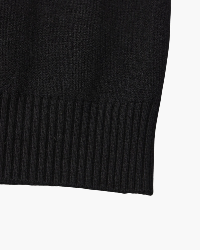 Essential Ribbed Mock Neck Sweater | Savile & Co.