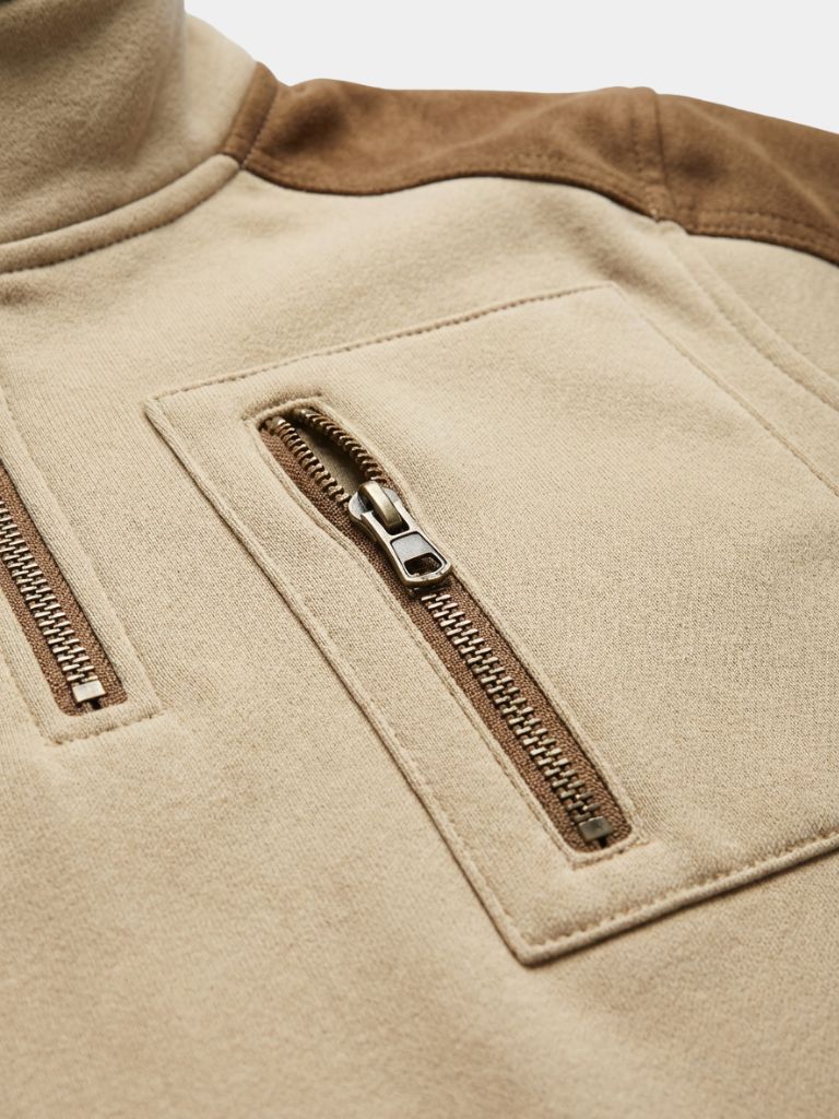 Urban Explorer High Collar Quarter Zip Pullover | Savile & Co.