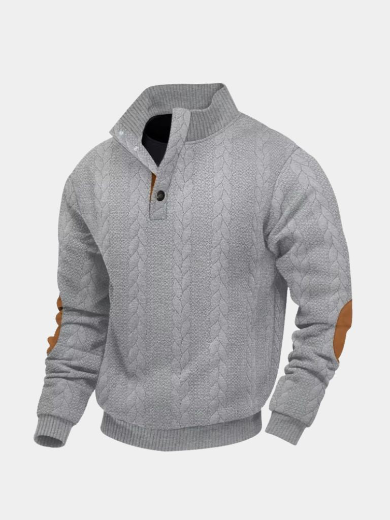 Timberline Long Collar Knit Sweater | Savile & Co.