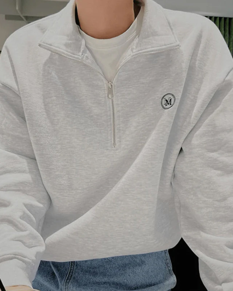 Miami Cotton Zip Up | Savile & Co.
