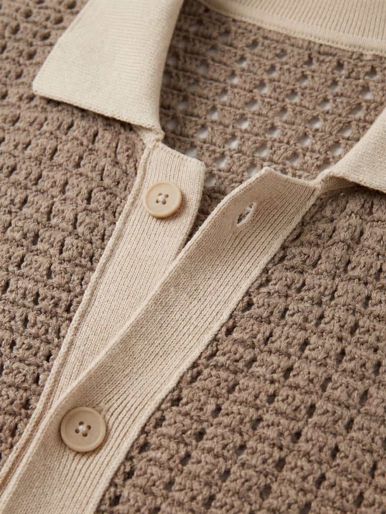 Structured Panel Resort Shirt | Savile & Co.