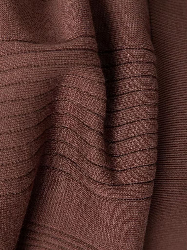 Vertical Ridge Knit Polo Shirt | Savile & Co.