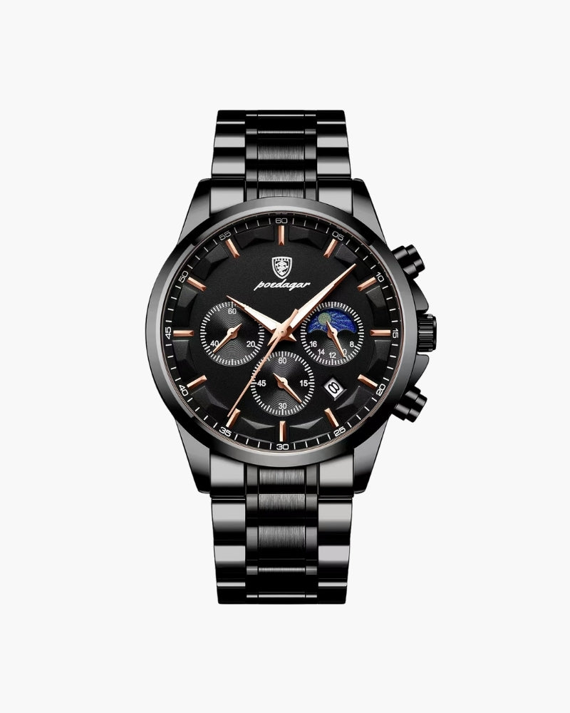 Precision Chronograph Steel Watch | Savile & Co.