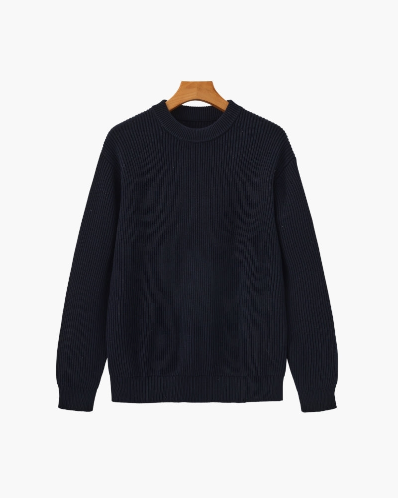 Rib Knit Crewneck | Savile & Co.