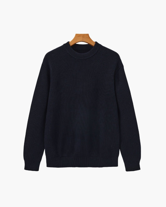 Rib Knit Crewneck | Savile & Co.