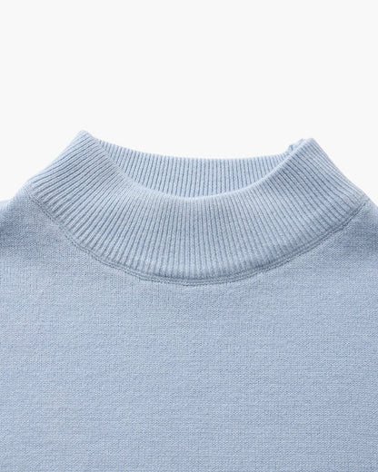 Essential Ribbed Mock Neck Sweater | Savile & Co.