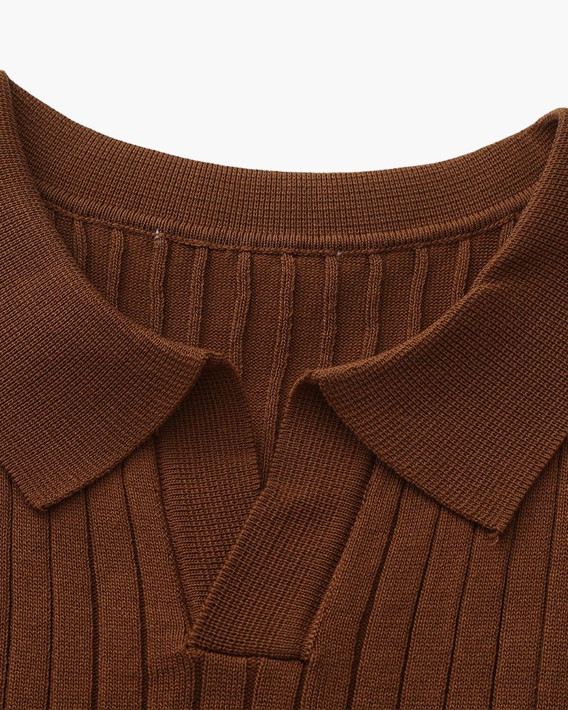 Premium Ribbed Polo | Savile & Co.