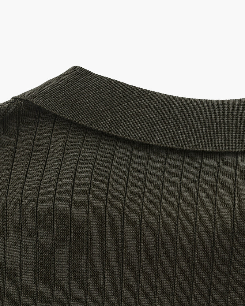 Premium Ribbed Polo - Savile & Co.