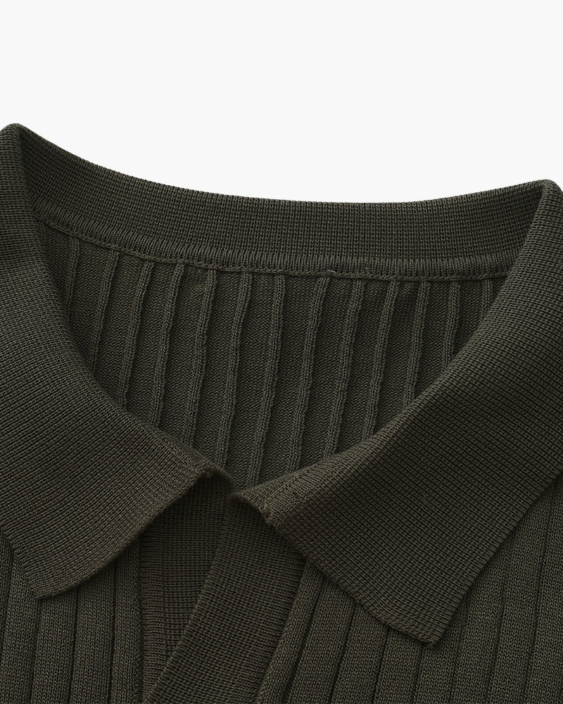 Premium Ribbed Polo - Savile & Co.