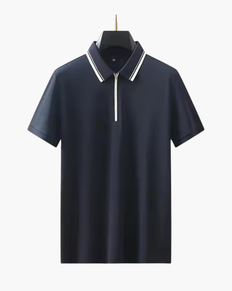 Ridgeway Zip Polo | Savile & Co.