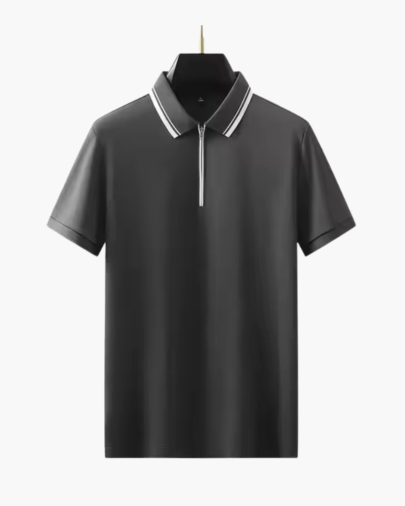 Ridgeway Zip Polo | Savile & Co.
