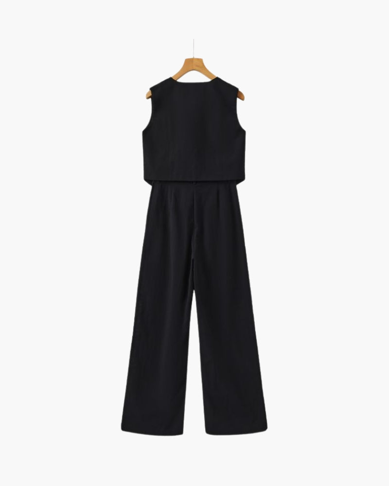 Classy Lady - Linen Two-piece Set | Savile & Co.