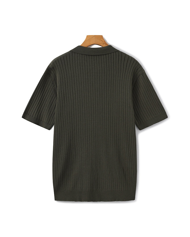 Premium Ribbed Polo - Savile & Co.