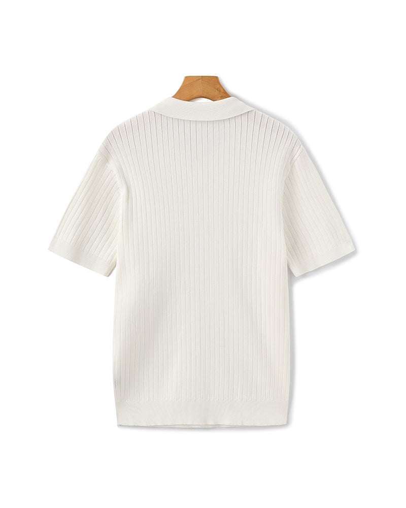 Premium Ribbed Polo - Savile & Co.